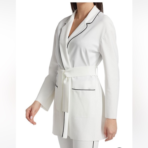 Chiara Boni La Petite Robe Giglaffy Waist Tie Blazer size 12 NWT - Picture 3 of 4